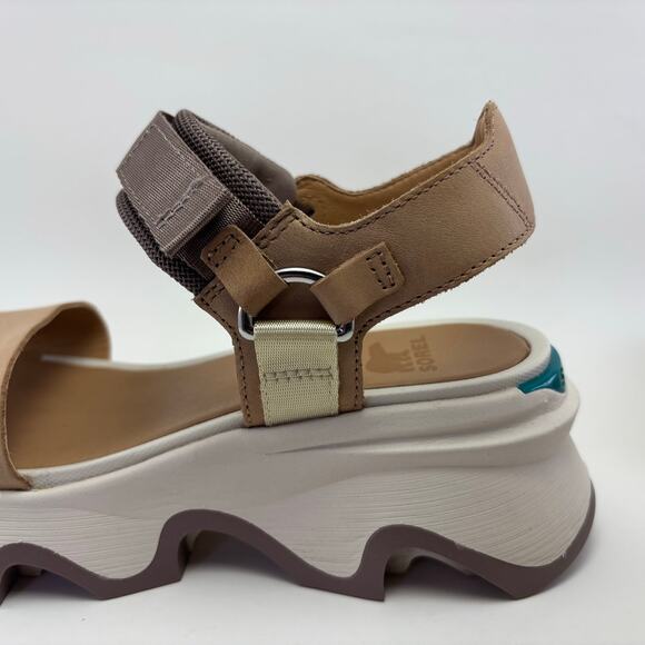 SOREL “Kinetic” Y-Strap High Wedge Sandals Size Womens 7.5 - Picture 10 of 12